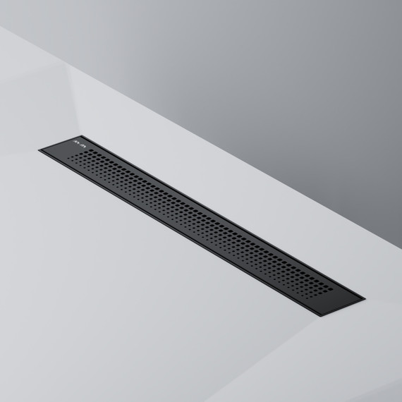 Душевой трап (лоток) 60 AM.PM PrimeFlow W02SC-P11-060-01BM комбинированный затвор с черной матовой решеткой - фото 6