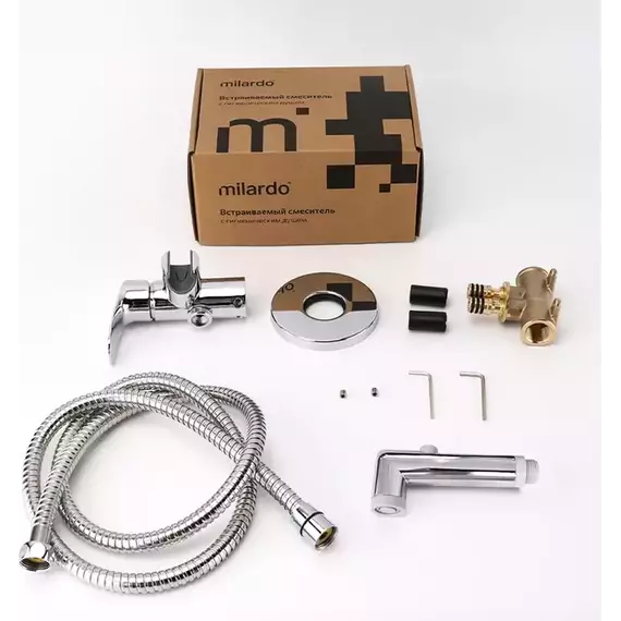 Набор для гигиенического душа Milardo Rora RORSBR0M08 - фото 4