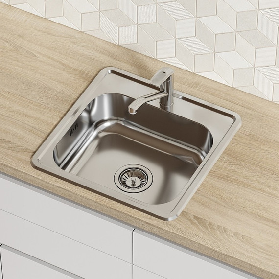 Кухонная мойка Iddis Strit STR48P0i77S 0,8 мм, сталь - фото, картинка 3 Кухонная мойка Iddis Strit STR48P0i77S 0,8 мм, сталь - фото 3