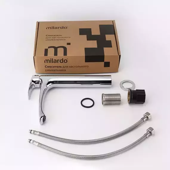 Смеситель для раковины высокий Milardo Rora RORSB01M01 - фото 4
