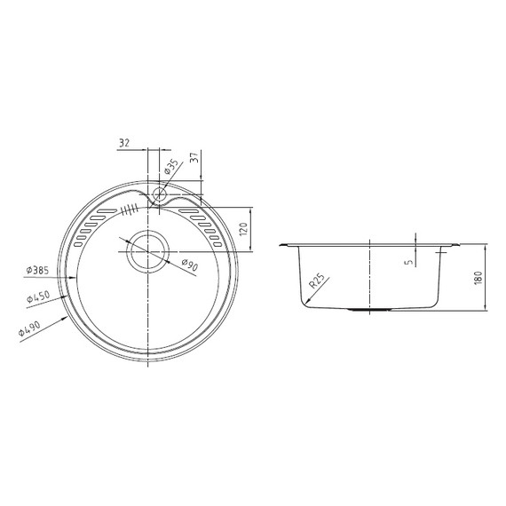 Кухонная мойка Iddis Suno SUN49S0i77S 0,8 мм, сталь - фото, картинка 9 Кухонная мойка Iddis Suno SUN49S0i77S 0,8 мм, сталь - фото 9