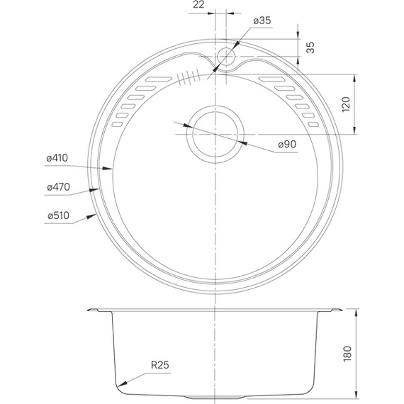 Кухонная мойка Iddis Suno SUN51S0i77S 0,8 мм, сталь - фото, картинка 9 Кухонная мойка Iddis Suno SUN51S0i77S 0,8 мм, сталь - фото 9