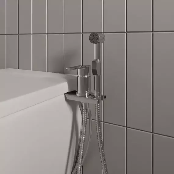 Набор для гигиенического душа Milardo Tidy 001SB00M08 устанавливаемый на унитаз - фото 3