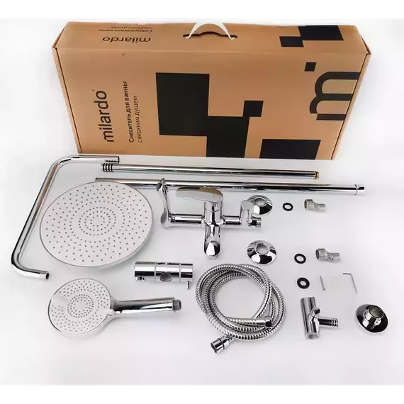 Душевая стойка Milardo Rora RORSB4FM06 - фото 4