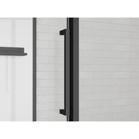 Душевая кабина CeruttiSpa 120х80 см AMI120, чёрный/прозрачное - фото 4