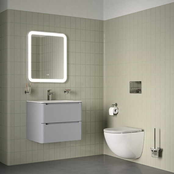 Унитаз подвесной безободковый Iddis Axes AXERDSEi25 с крышкой микролифт (система смыва Торнадо) - фото 4