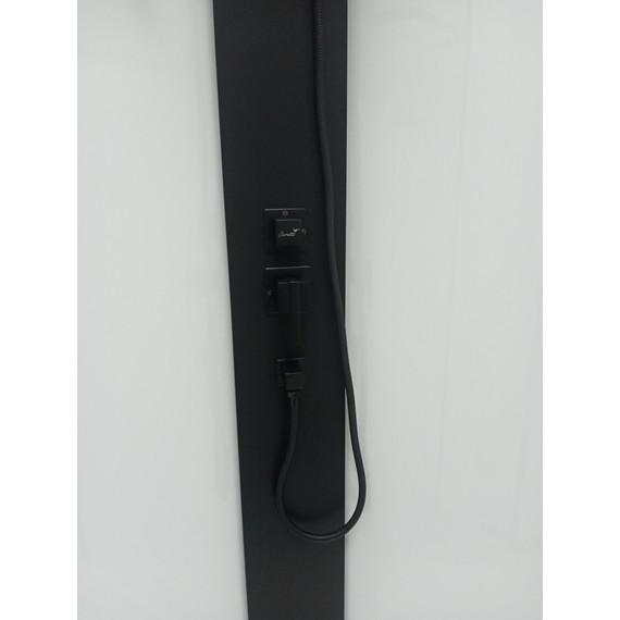 Душевая кабина CeruttiSpa 90х90 см BELLA90B, чёрный/прозрачное - фото 15