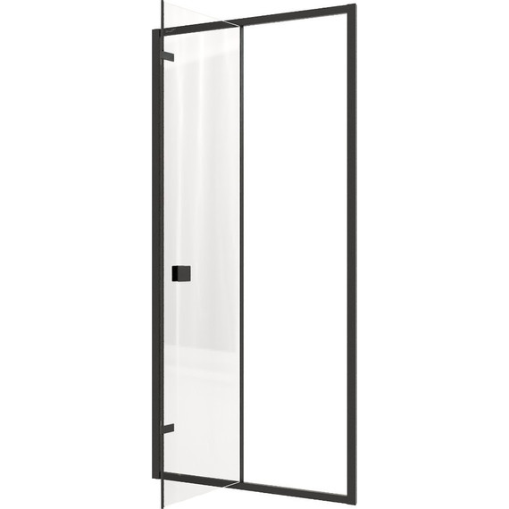 Душевая дверь CeruttiSpa 80 см BELLA D81B, чёрный/прозрачное - фото 6