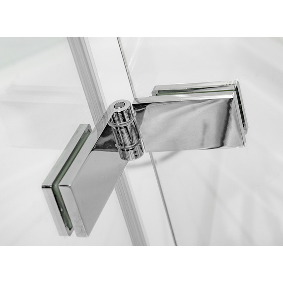 Душевая дверь CeruttiSpa 100 см BELLA D101T, хром/прозрачное - фото 5