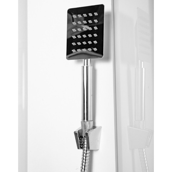 Душевая кабина CeruttiSpa 90х90 см Bella T, хром/прозрачное - фото 8