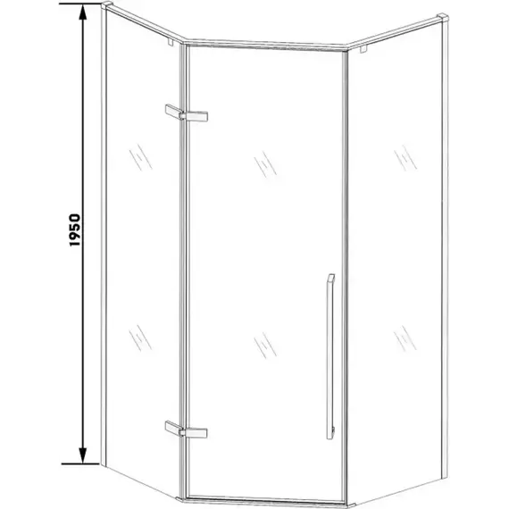 Душевое ограждение CeruttiSpa 90х90 см C3AW, белый/прозрачное - фото 7