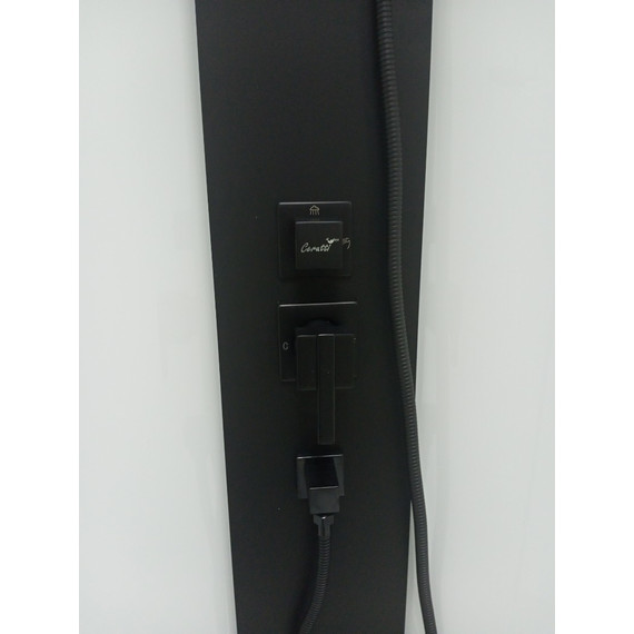 Душевая кабина CeruttiSpa 90х90 см CHIKA901B, чёрный/прозрачное - фото 9