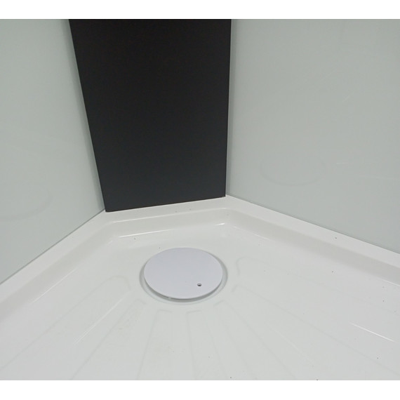 Душевая кабина CeruttiSpa 90х90 см CHIKA901B, чёрный/прозрачное - фото 14