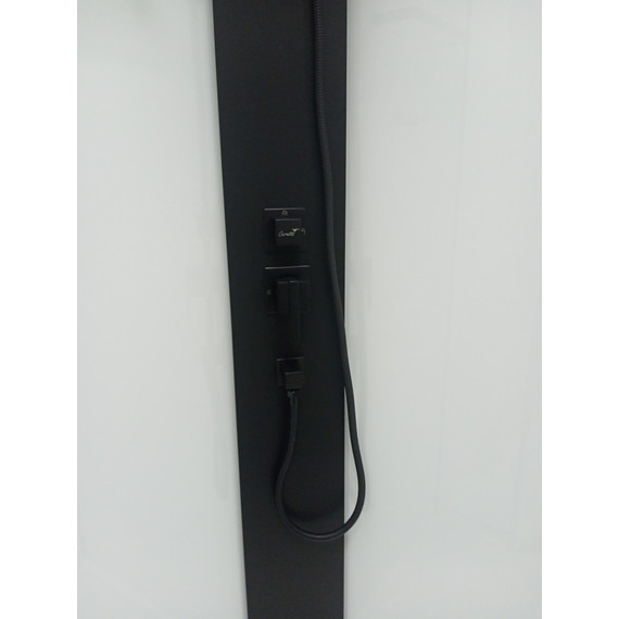 Душевая кабина CeruttiSpa 90х90 см CHIKA901B, чёрный/прозрачное - фото 15