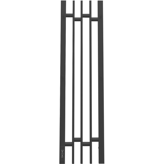 Полотенцесушитель электрический Point Фрея П2 180x800 мм PN20738B (возможность скрытого подключения) L, чёрный - фото 