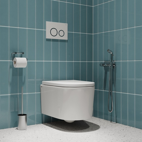 Унитаз подвесной безободковый Iddis Stone STORNSEi25 - фото 4