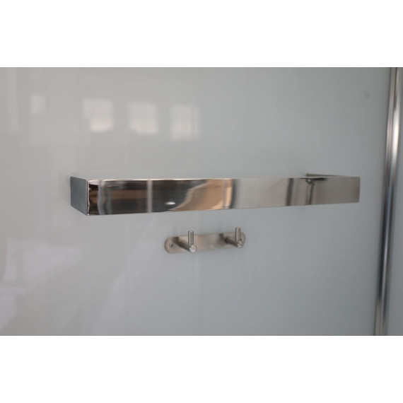 Душевая кабина CeruttiSpa 100х100 см VIVA101, хром/прозрачное (безсиликоновая сборка) - фото, картинка 6 Душевая кабина CeruttiSpa 100х100 см VIVA101, хром/прозрачное (безсиликоновая сборка) - фото 6