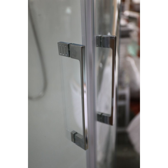 Душевая кабина CeruttiSpa 100х100 см VIVA101, хром/прозрачное (безсиликоновая сборка) - фото, картинка 7 Душевая кабина CeruttiSpa 100х100 см VIVA101, хром/прозрачное (безсиликоновая сборка) - фото 7