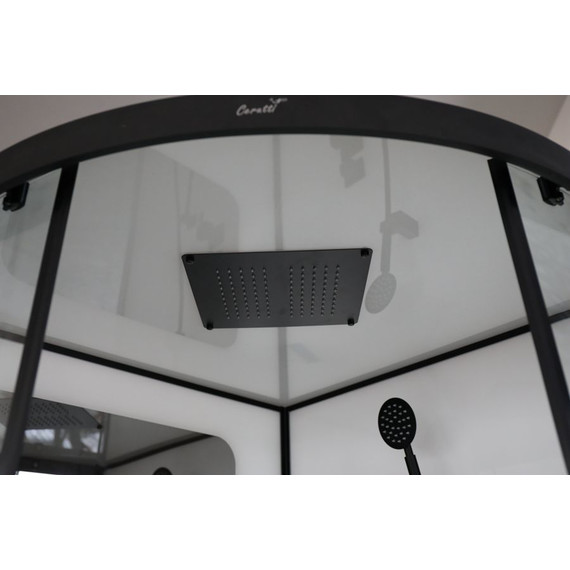 Душевая кабина CeruttiSpa 90х90 см VIVA91B, чёрный/прозрачное (безсиликоновая сборка) - фото 2