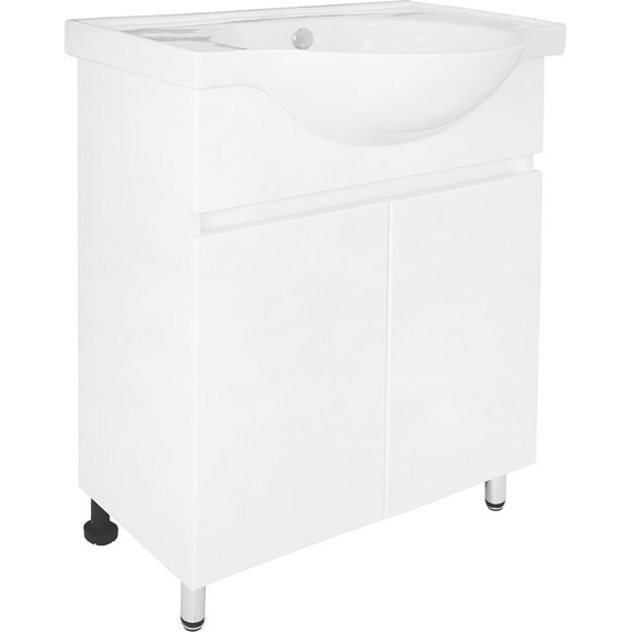 Тумба напольная с раковиной Loranto Ирис 60 см CS00093565 (раковина Teo 60) - фото, картинка 2 Тумба напольная с раковиной Loranto Ирис 60 см CS00093565 (раковина Teo 60) - фото 2