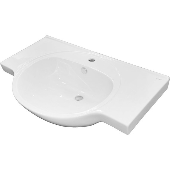 Тумба напольная с раковиной Loranto Ирис 80 см CS00093567 (раковина Teo 80) - фото, картинка 5 Тумба напольная с раковиной Loranto Ирис 80 см CS00093567 (раковина Teo 80) - фото 5