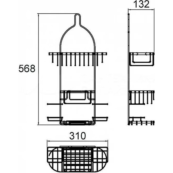 Полка Milardo 014W050M44 - фото 4