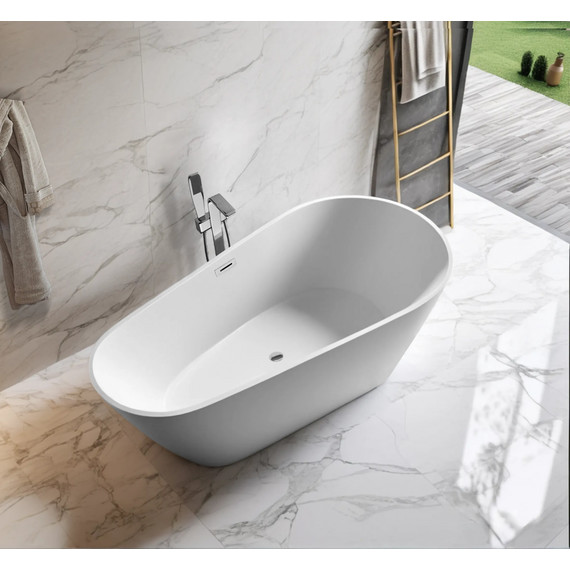 Ванна отдельностоящая CeruttiSpa 170x80 см MIMI170MW CT10504 - фото 2