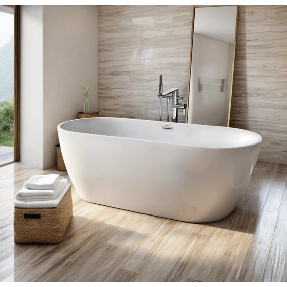 Ванна отдельностоящая CeruttiSpa 170x75 см D'ISEO170II CT10509 - фото 