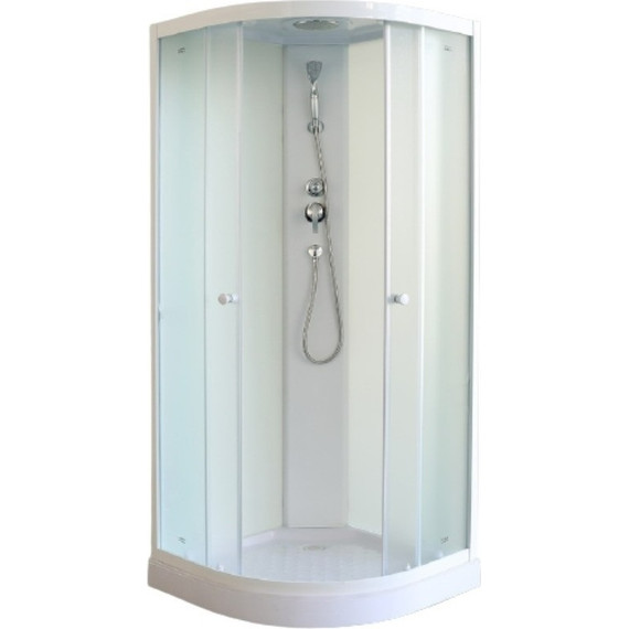 Душевая кабина Parly Bianco 90х90 см EB931, белый/матовое - фото 2