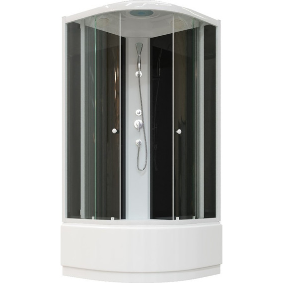 Душевая кабина Parly Classic Эконом 80х80 см EC821, белый/тонированное - фото 3