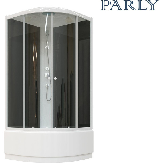 Душевая кабина Parly Classic Эконом 80х80 см EC821, белый/тонированное - фото 4