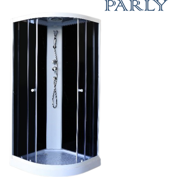 Душевая кабина Parly Classic Эконом 80х80 см EC831, белый/тонированное - фото 3