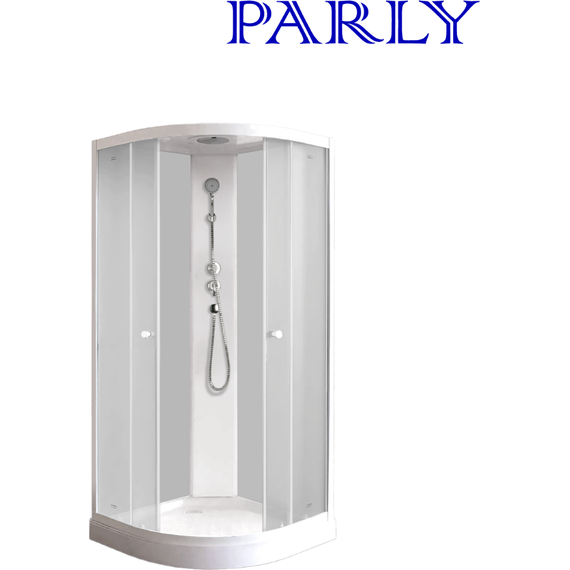 Душевая кабина Parly Tomorrow 80х80 см EF831, белый/матовое - фото 2