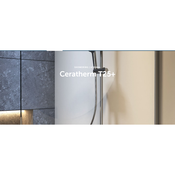 Душевая стойка с термостатом Ideal Standard Ceratherm T25 A7210AA - фото, картинка 6 Душевая стойка с термостатом Ideal Standard Ceratherm T25 A7210AA - фото 6