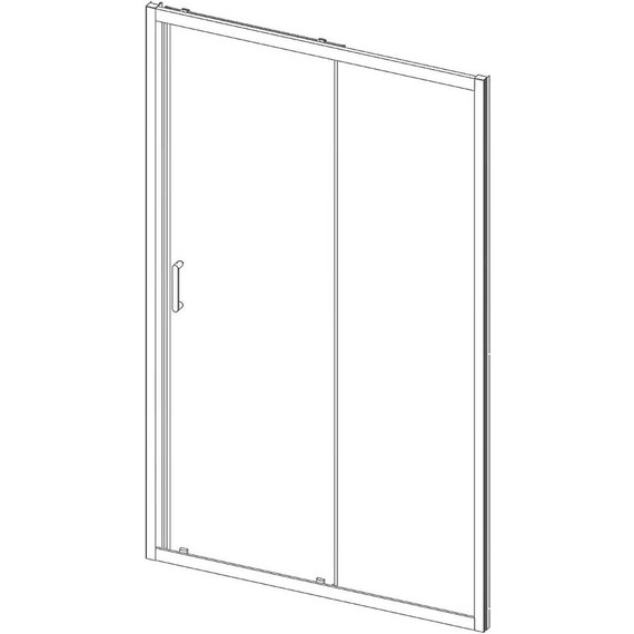 Душевая дверь Vincea Alpha 110 см VDS-3AL110CLB, чёрный/прозрачное - фото 7