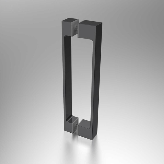 Душевая дверь Vincea Alpha 70 см VDP-3AL700CLGM, вороненая сталь/прозрачное - фото 5