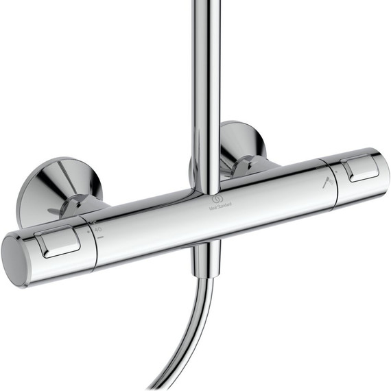 Душевая стойка с термостатом Ideal Standard Ceratherm T25 A7210AA - фото, картинка 2 Душевая стойка с термостатом Ideal Standard Ceratherm T25 A7210AA - фото 2