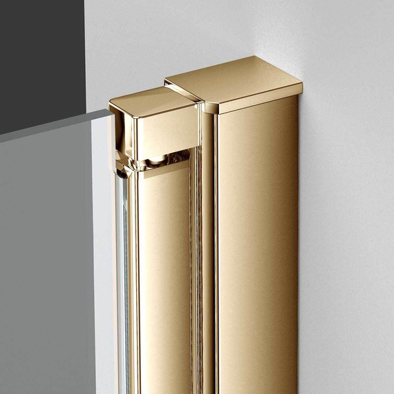 Душевая дверь Vincea Alpha 90 см VDP-3AL900CLG, брашированное золото/прозрачное - фото 3