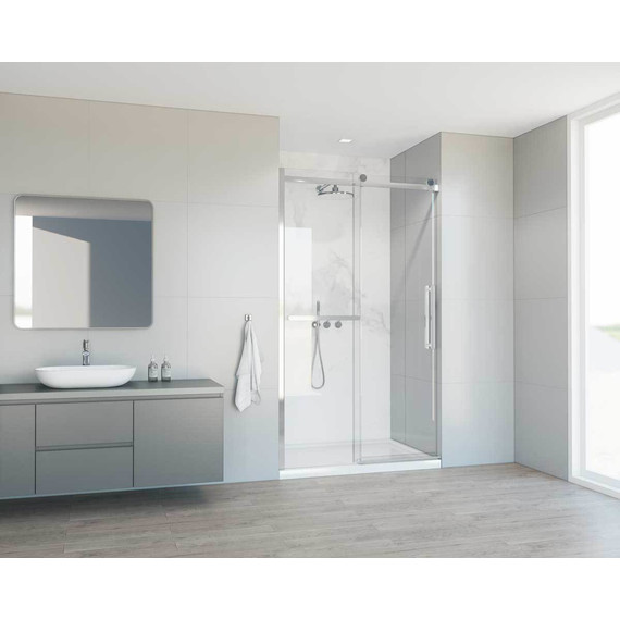 Душевая дверь Vincea Como Soft 110 см VDS-1CS110CL (стекло 8 мм) хром/прозрачное - фото 2