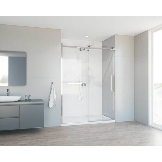 Душевая дверь Vincea Como Soft 140 см VDS-1CS140CL (стекло 8 мм) хром/прозрачное - фото 2