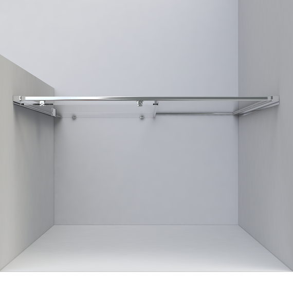 Душевая дверь Vincea Garda 150 см VDS-1G150CLB, чёрный/прозрачное - фото 3