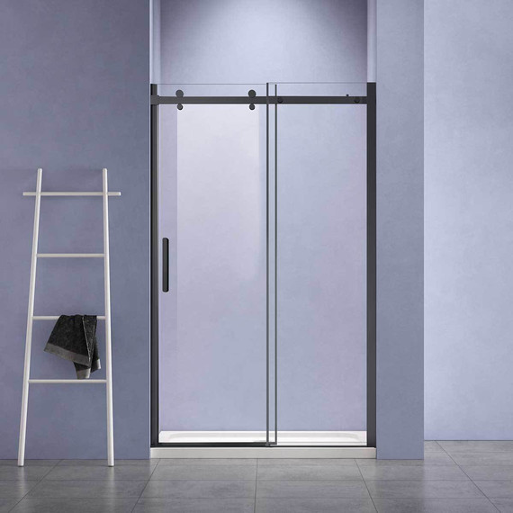 Душевая дверь Vincea Como-N 130 см VDS-4CN130CLB (стекло 8 мм) чёрный/прозрачное - фото 2