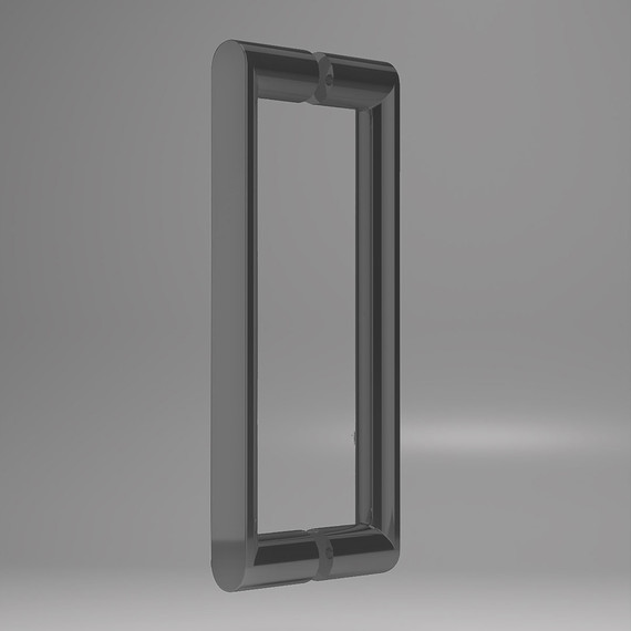 Душевая дверь Vincea Dice 160 см VDS-4D160CLGM (стекло 8 мм) вороненая сталь/прозрачное - фото 2