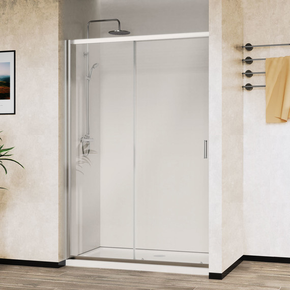 Душевая дверь Vincea City 150 см VDS-5CT150CL, хром/прозрачное - фото 2