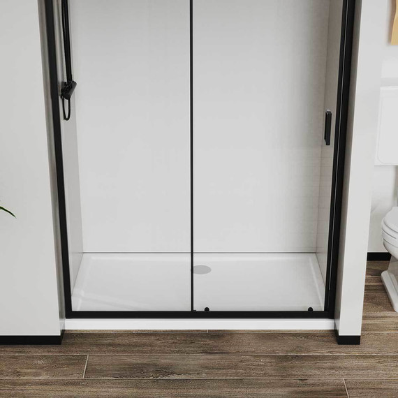 Душевая дверь Vincea City 140 см VDS-5CT140CLB, чёрный/прозрачное - фото 4