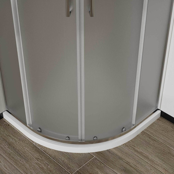 Душевое ограждение Vincea City 90x90 см VSQ-5CT900MT, хром/матовое - фото 3