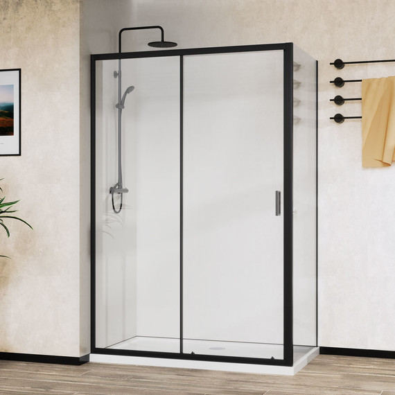 Душевое ограждение Vincea City 110x90 см VSR-5CT9011CLB, хром/прозрачное - фото 