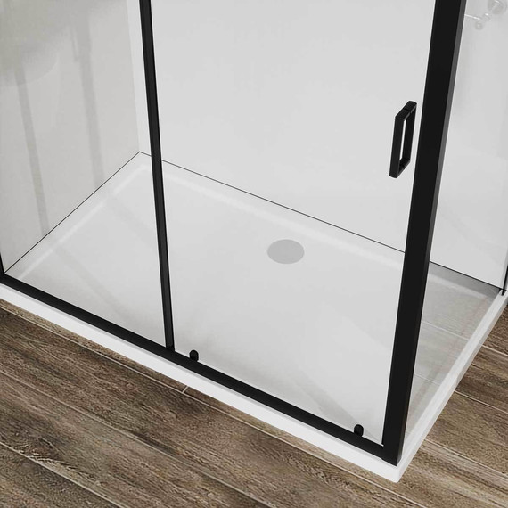 Душевое ограждение Vincea City 110x90 см VSR-5CT9011CLB, хром/прозрачное - фото 2