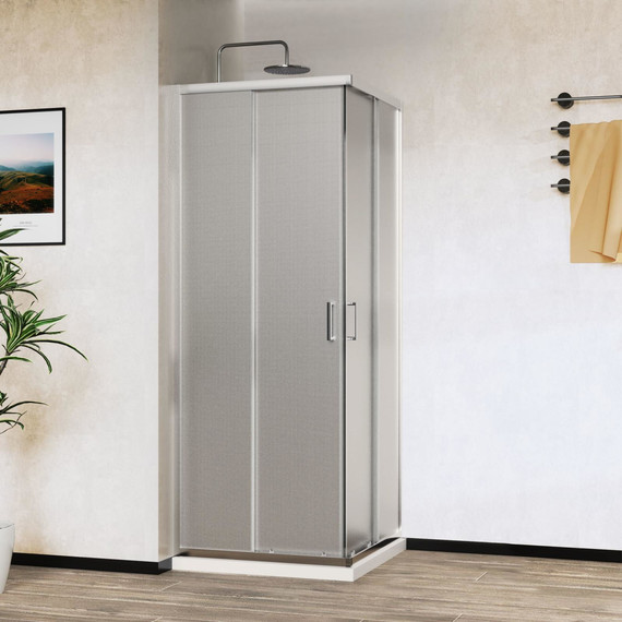 Душевое ограждение Vincea City 100x90 см VSS-5CT9010MT, хром/матовое - фото 2