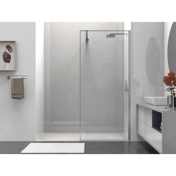 Душевая перегородка Vincea Walk in HS 90 см VSW-1HS900CL (стекло 8 мм) с кронштейном в комплекте, хром/прозрачное - фото 2